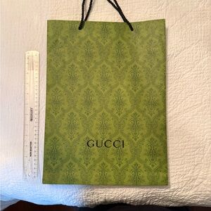 Gucci Olive Green Patterned Bag